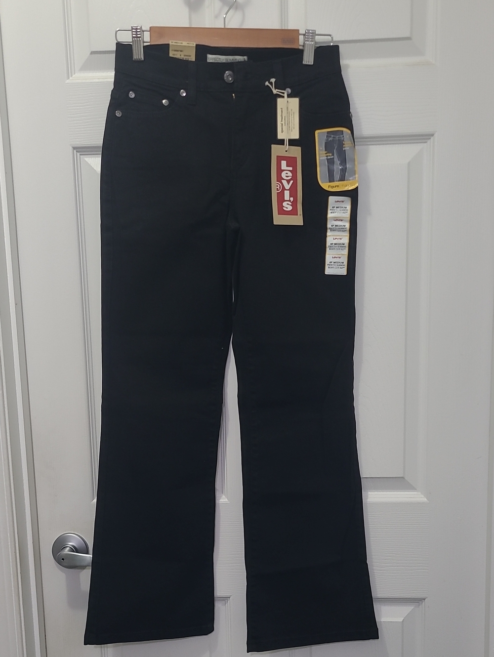 Levi's 512 Boot Cut Black Jeans with Tags